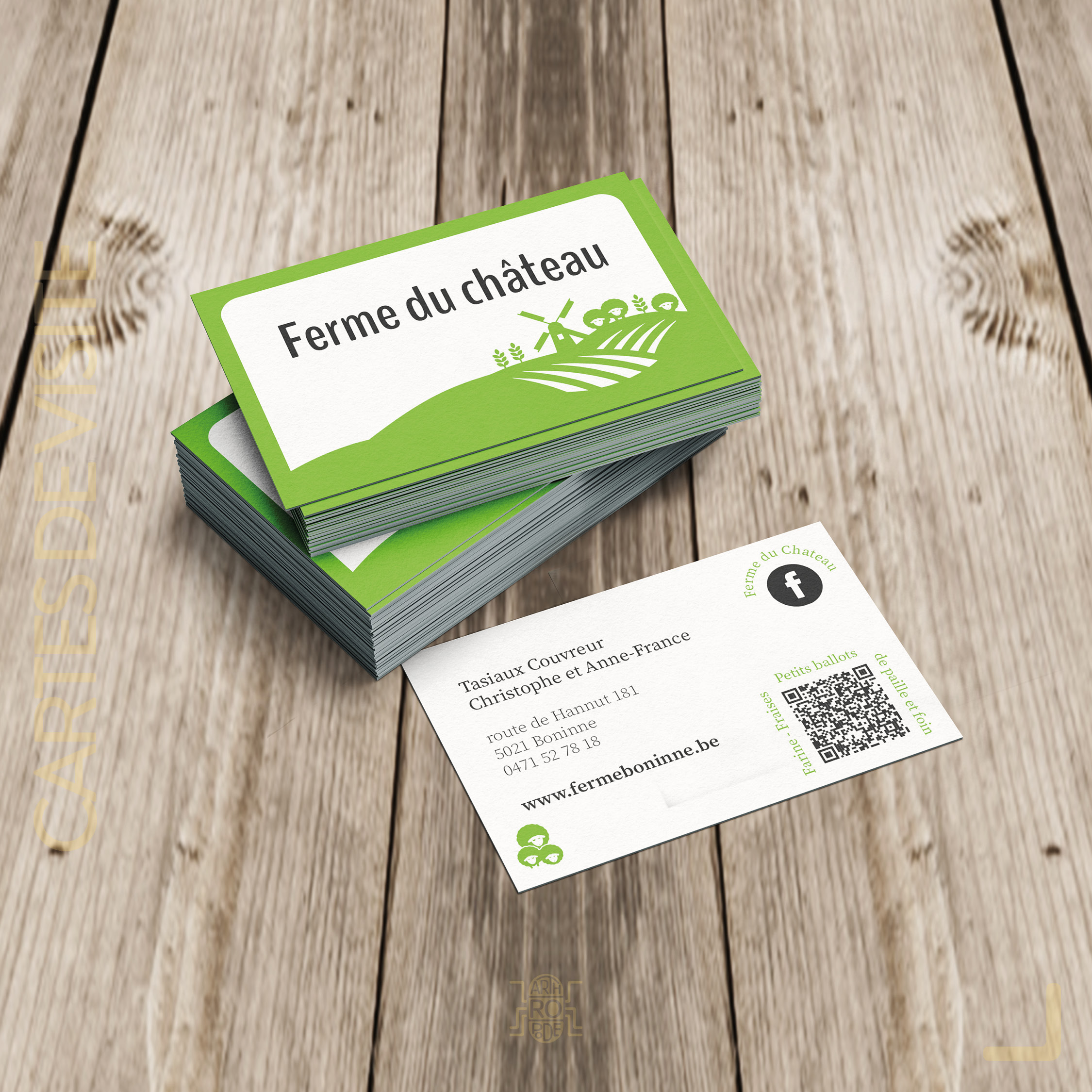 Cartes de visite – Ferme du Château