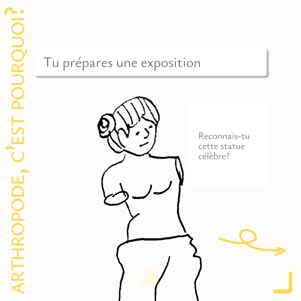 Tu prépares une exposition
Image d'une statue sans bras.
Reconnais-tu cette statue célèbre?