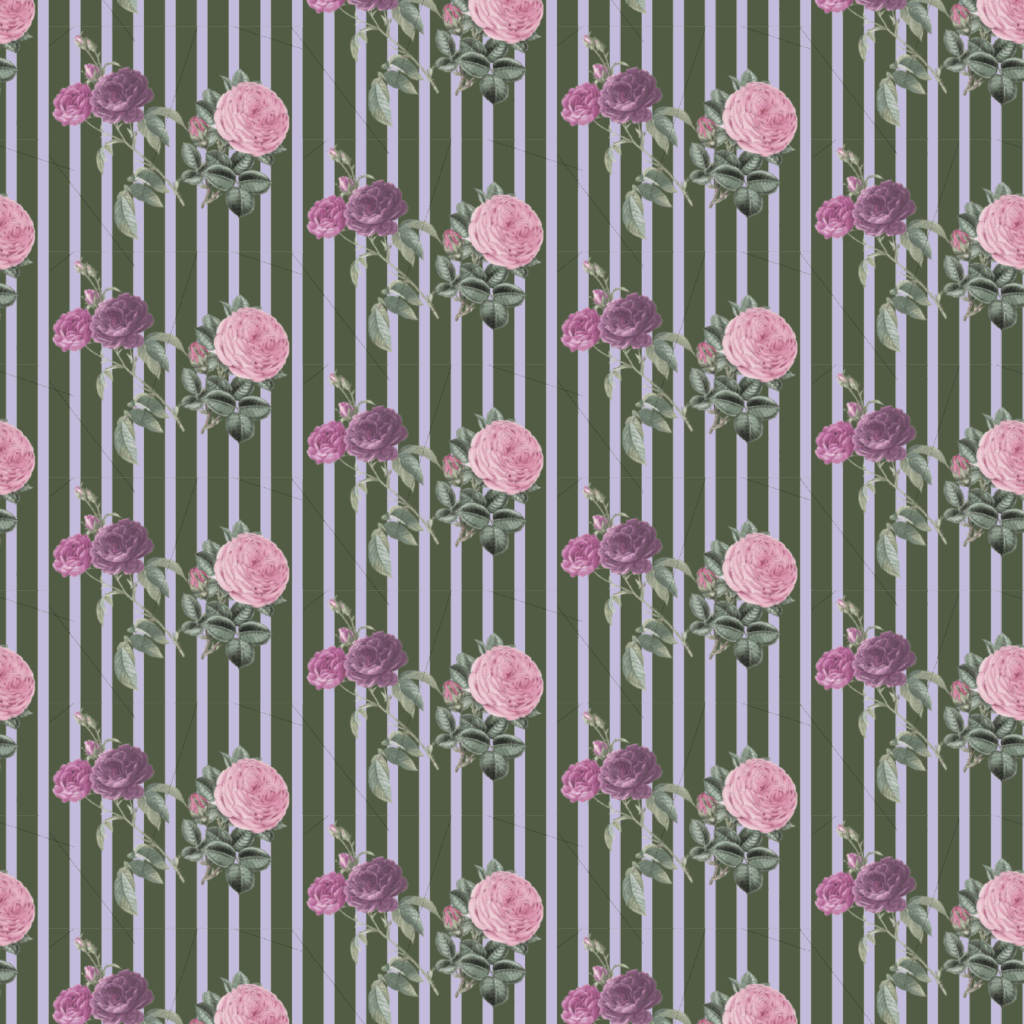 Papier peint personnalisé fleuri